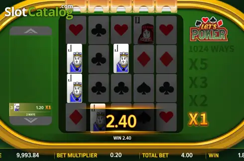 Οθόνη3. Let's Poker Κουλοχέρης