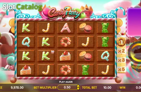 Οθόνη2. Candy Party (Aspect Gaming) Κουλοχέρης