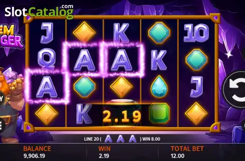 Οθόνη3. Gem Digger Κουλοχέρης 