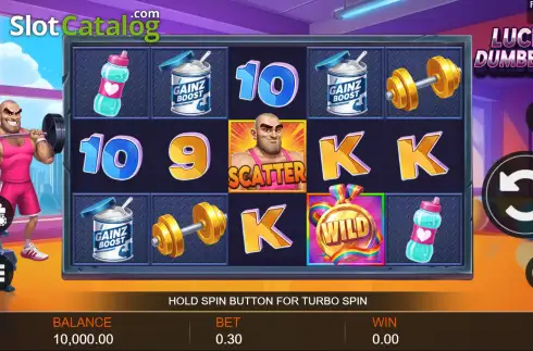 Οθόνη2. Lucky Dumbbells Κουλοχέρης