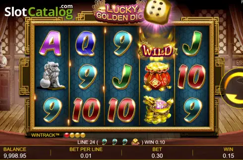 Οθόνη3. Lucky Golden Dice Κουλοχέρης 