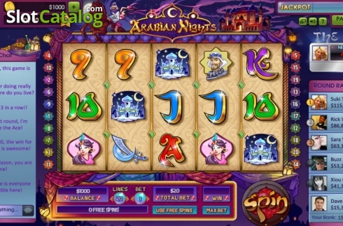 Οθόνη2. Arabian Nights (Asylum Labs Inc.) Κουλοχέρης
