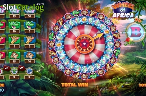 Οθόνη3. Wheel of Africa Κουλοχέρης