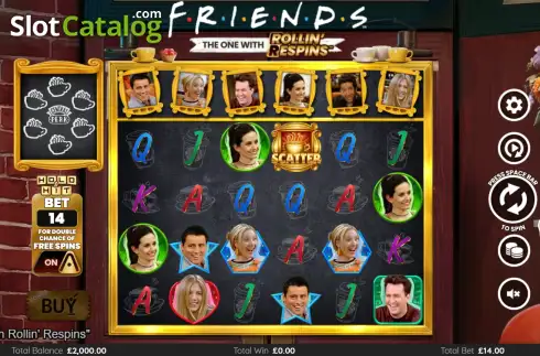 Οθόνη2. Friends The One With Rollin' Respins Κουλοχέρης