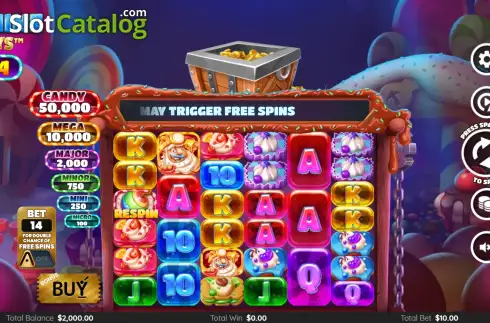 Οθόνη2. Candy Mine Megaways Κουλοχέρης