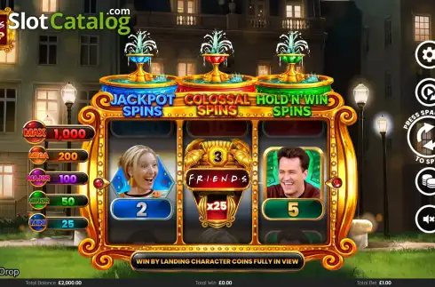 Οθόνη2. Friends Triple Drop Κουλοχέρης