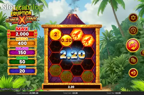 Οθόνη3. Rocket Eruption Super Link X Κουλοχέρης 