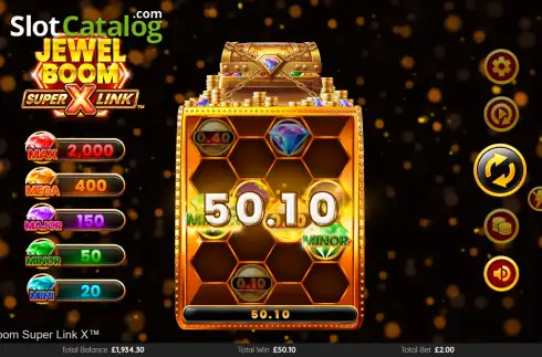 Οθόνη3. Jewel Boom Super Link X Κουλοχέρης