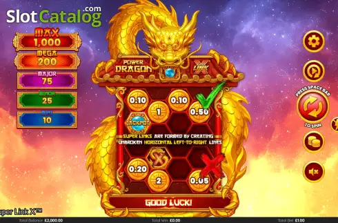 Οθόνη2. Power Dragon Super Link Κουλοχέρης 