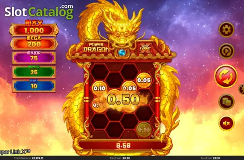 Οθόνη3. Power Dragon Super Link Κουλοχέρης 