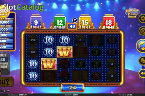 Οθόνη3. Family Feud X-Potz Κουλοχέρης