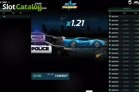 Οθόνη2. Blue Thunder Κουλοχέρης