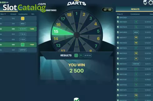 Οθόνη3. Darts (Atlas-V) Κουλοχέρης
