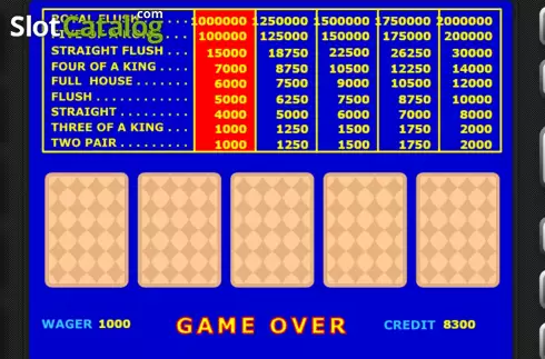 Οθόνη2. Video Joker Poker Κουλοχέρης