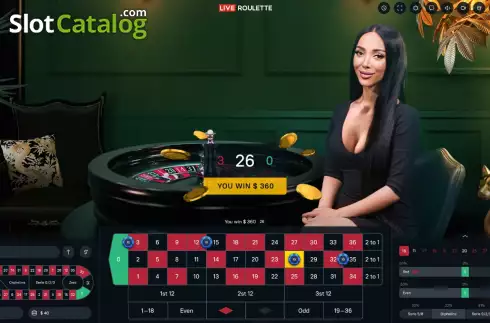Οθόνη3. Live European Roulette (Atmosfera) Κουλοχέρης