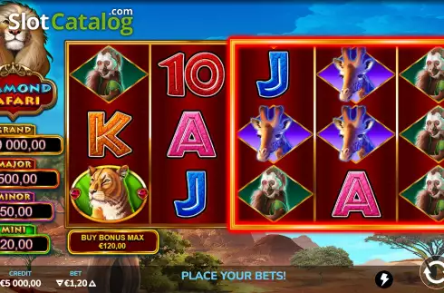 Οθόνη2. Diamond Safari Κουλοχέρης