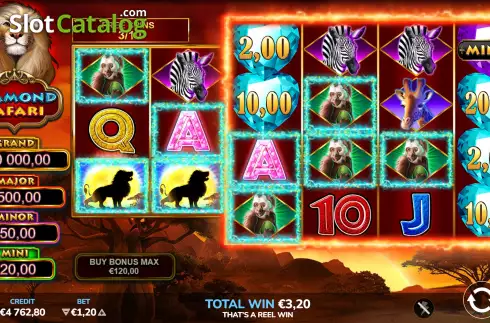 Οθόνη8. Diamond Safari Κουλοχέρης