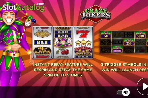 Οθόνη2. Crazy Jokers Κουλοχέρης