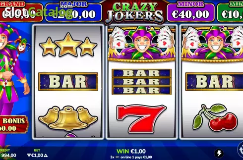 Οθόνη4. Crazy Jokers Κουλοχέρης