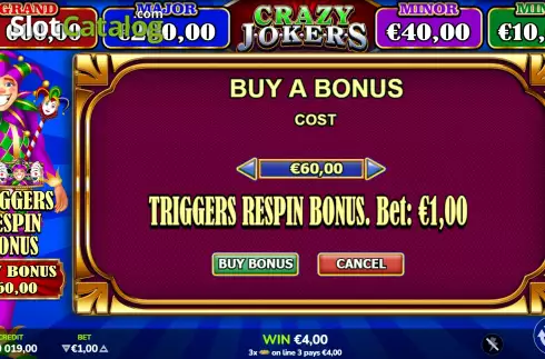Οθόνη7. Crazy Jokers Κουλοχέρης