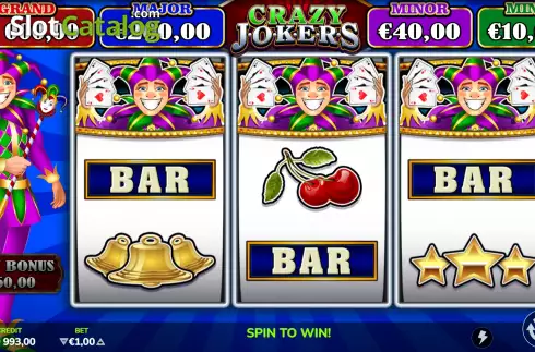 Οθόνη8. Crazy Jokers Κουλοχέρης