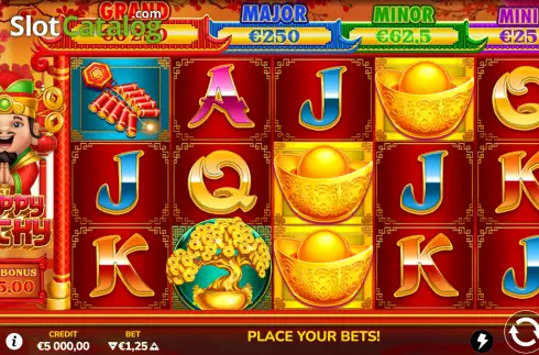 Οθόνη3. Happy Lucky (Atomic Slot Lab) Κουλοχέρης