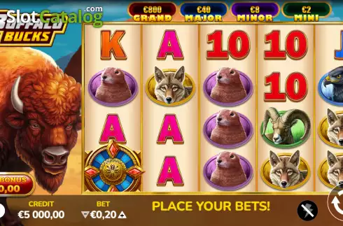 Οθόνη2. Buffalo Bucks Κουλοχέρης