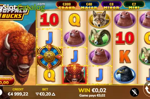 Οθόνη3. Buffalo Bucks Κουλοχέρης