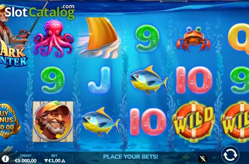 Οθόνη3. Shark Hunter (Atomic Slot Lab) Κουλοχέρης