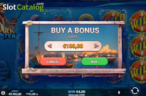 Οθόνη6. Shark Hunter (Atomic Slot Lab) Κουλοχέρης