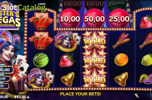 Οθόνη2. Jester’s Vegas Experience Κουλοχέρης