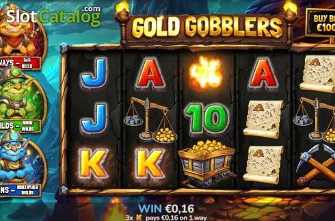 Οθόνη3. Gold Gobblers Κουλοχέρης