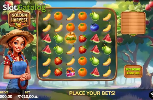 Οθόνη2. Golden Harvest (Atomic Slot Lab) Κουλοχέρης