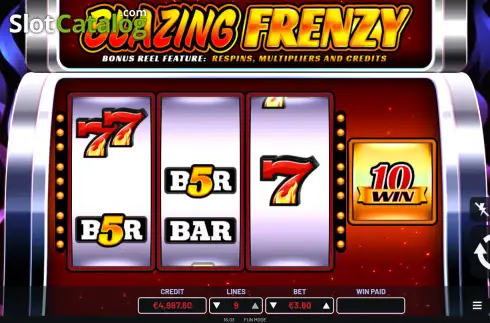 Οθόνη2. Blazing Frenzy Κουλοχέρης