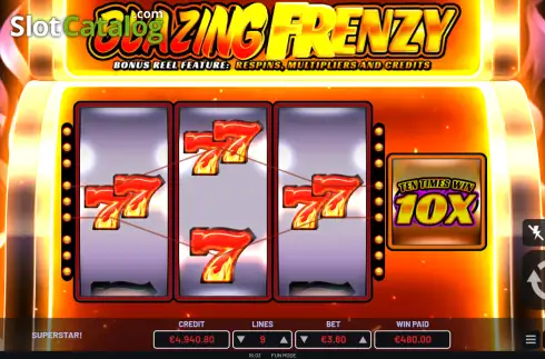 Οθόνη3. Blazing Frenzy Κουλοχέρης
