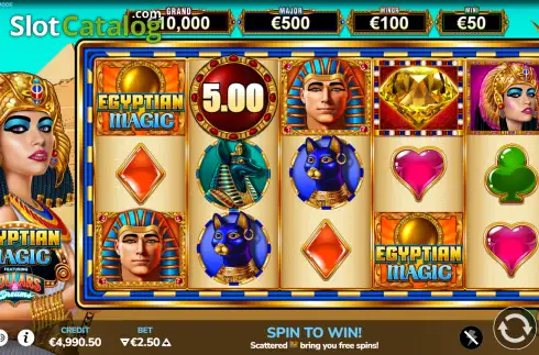 Οθόνη2. Egyptian Magic Dollars & Dreams Κουλοχέρης