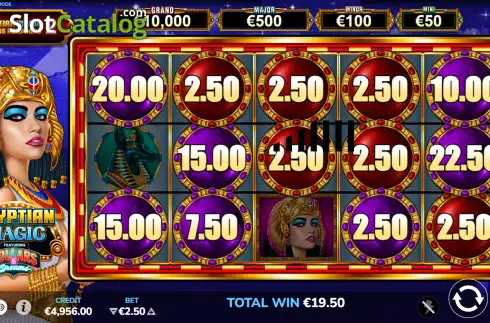 Οθόνη3. Egyptian Magic Dollars & Dreams Κουλοχέρης