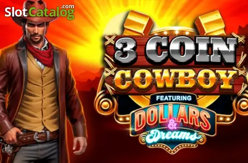 3 Coin Cowboy Dollars & Dreams Λογότυπο 3 Coin Cowboy Dollars & Dreams Λογότυπο