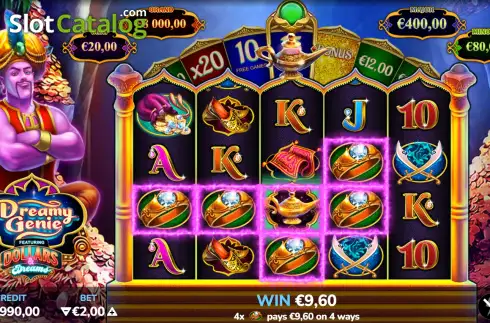 Οθόνη3. Dreamy Genie Dollars & Dreams Κουλοχέρης 