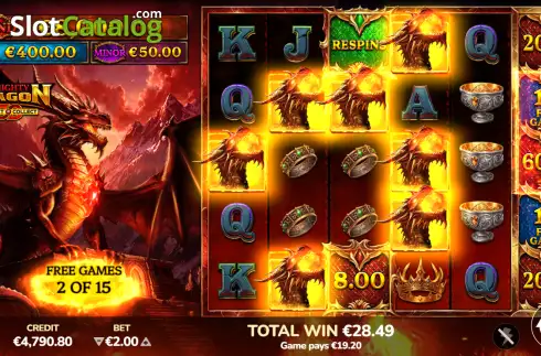Οθόνη3. Almighty Dragon Κουλοχέρης 