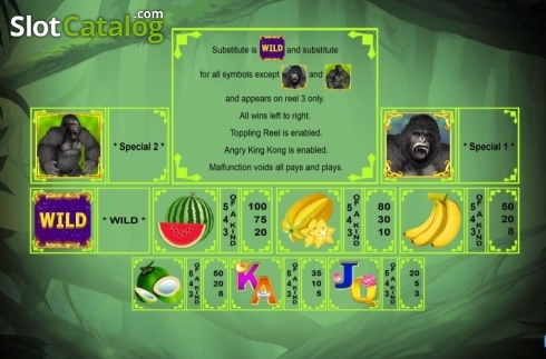 Οθόνη4. King Kong (August Gaming) Κουλοχέρης