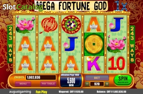 Οθόνη3. Mega Fortune God Κουλοχέρης 