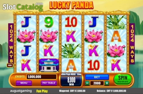 Οθόνη3. Lucky Panda (August Gaming) Κουλοχέρης