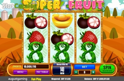 Οθόνη3. Super Fruit (August Gaming) Κουλοχέρης