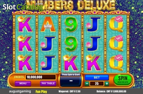 Οθόνη2. Numbers Deluxe Κουλοχέρης