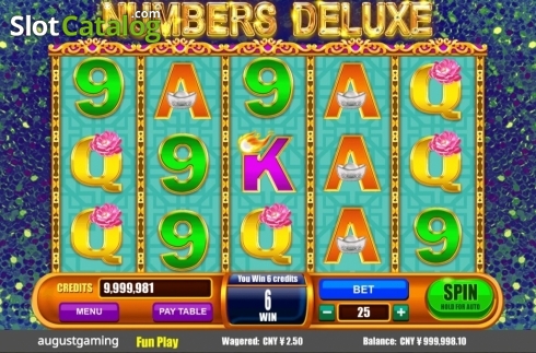 Οθόνη3. Numbers Deluxe Κουλοχέρης