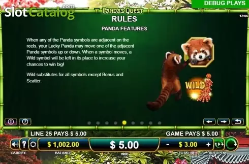 Οθόνη7. Pandas Quest Κουλοχέρης
