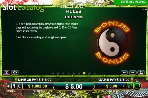 Οθόνη9. Pandas Quest Κουλοχέρης