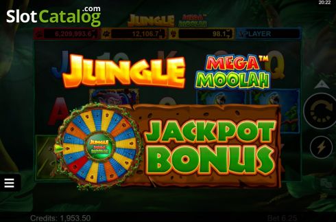 Οθόνη6. Jungle Mega Moolah Κουλοχέρης