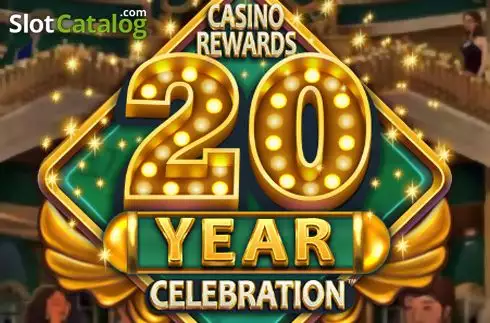 Casino Rewards 20 Year Celebration Λογότυπο